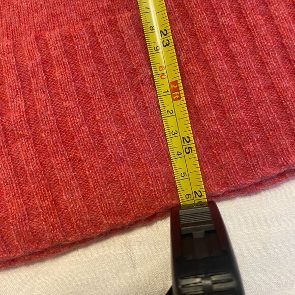 White + Warren Cashmere mockneck Sweater I Heathered Raspberry Pink Size S - Picture 14 of 14